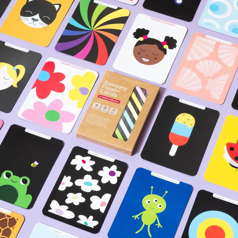Tarjetas Sensoriales de Color de 3+ Meses