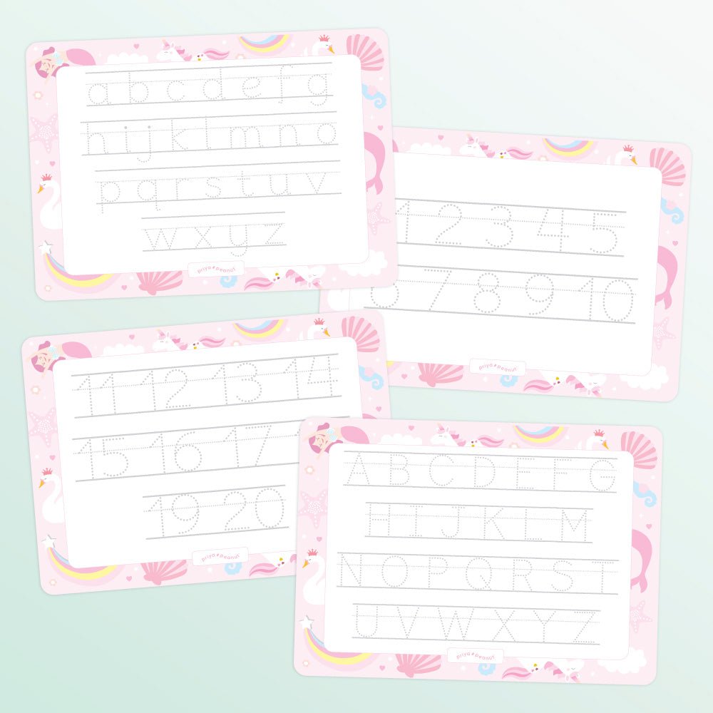 Tappetini per Scrivere Lettere e Numeri