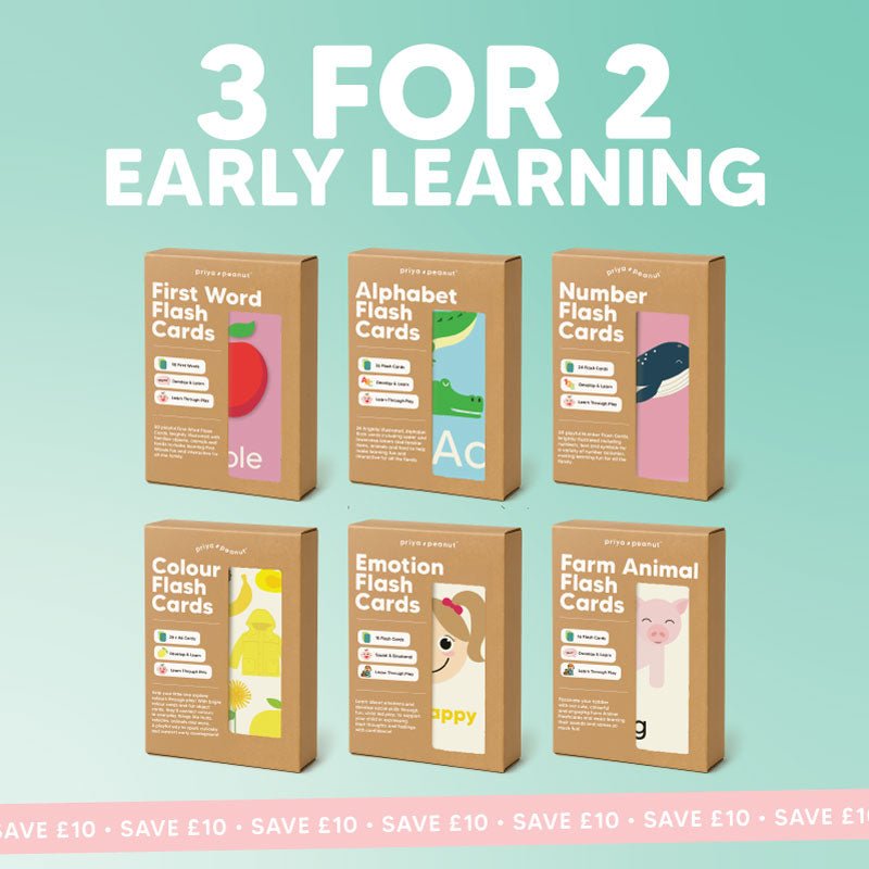 3 For 2 Early Learning Flash Cards
