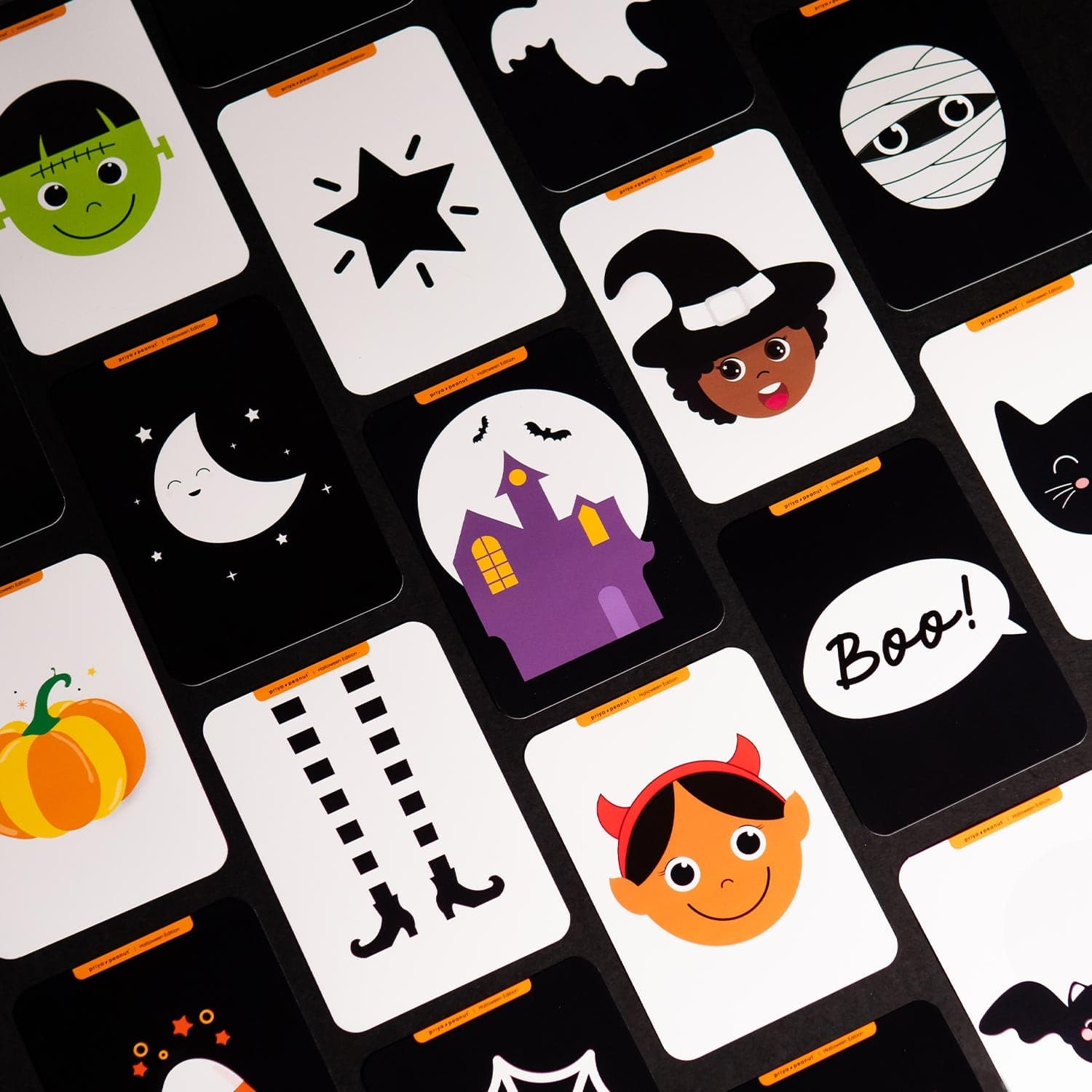 Halloween Sensory Flash Cards (0+ Month)
