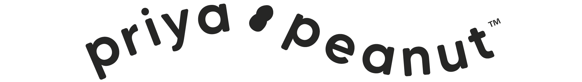 Priya & Peanut Logo - Black