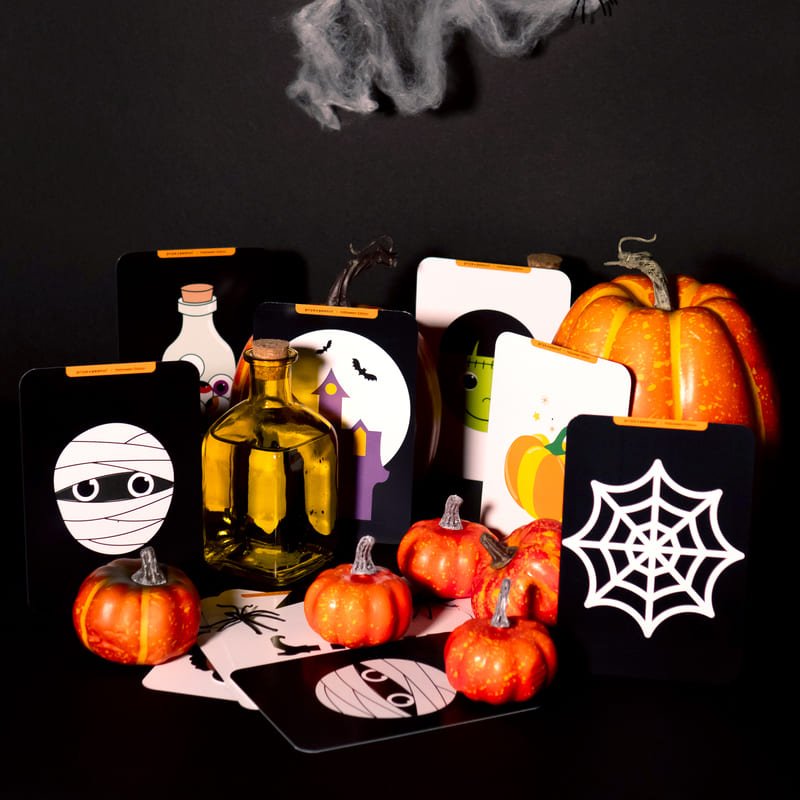 Halloween Sensory Flash Cards (0+ Month)