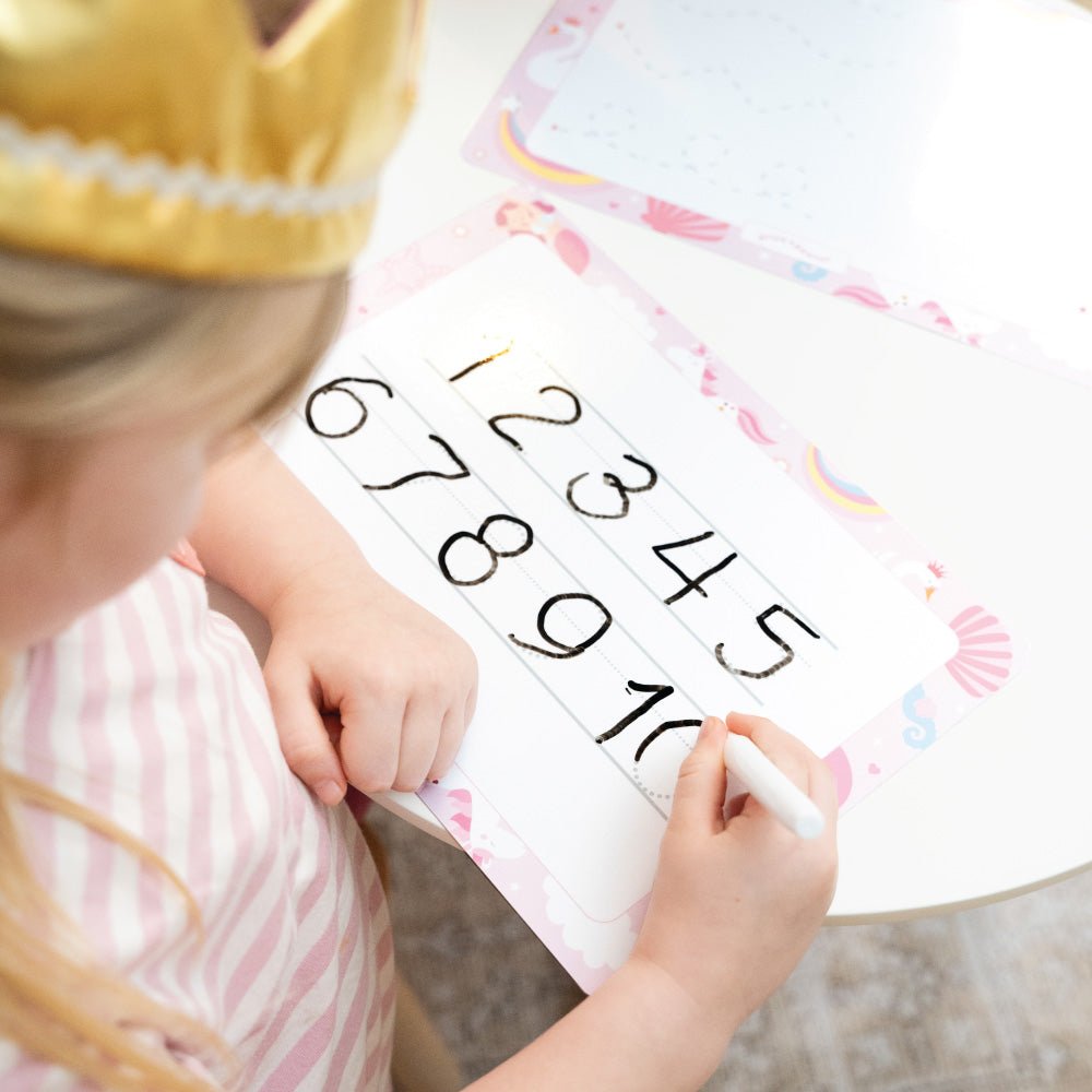 Tappetini per Scrivere Lettere e Numeri