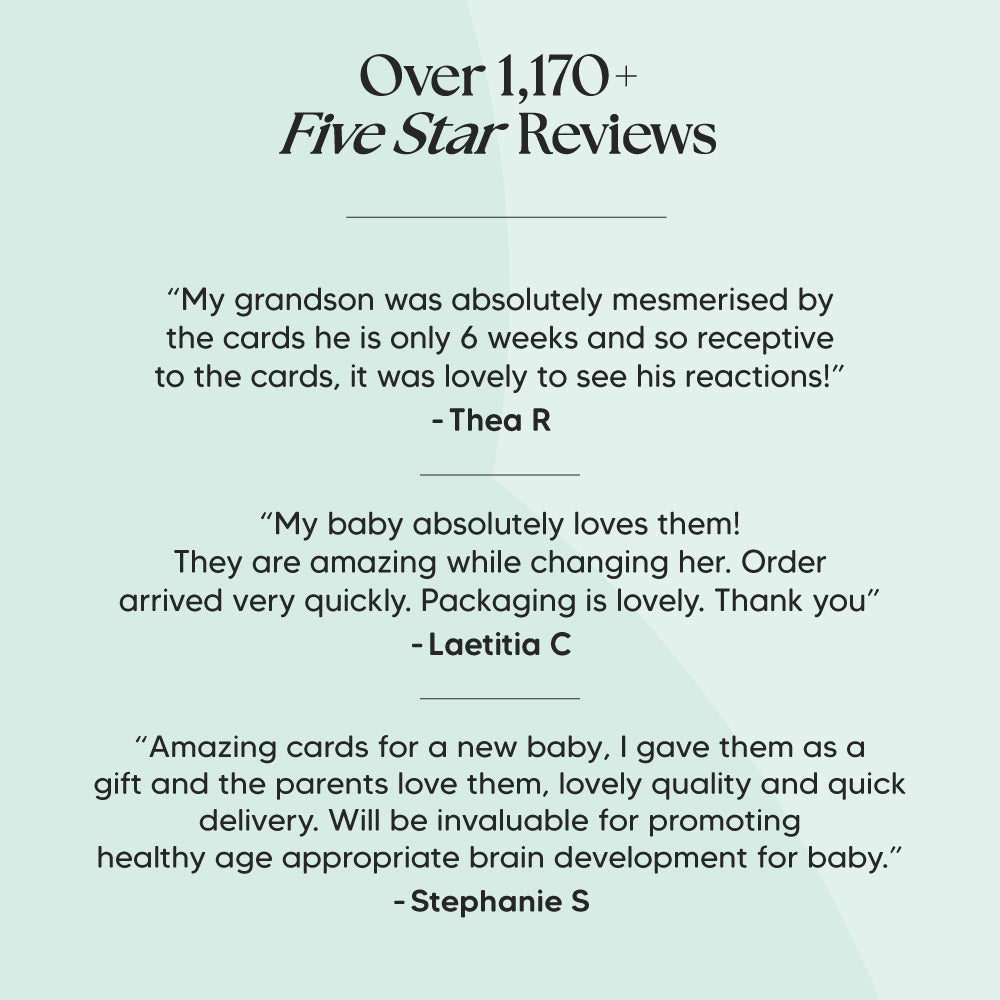 0+ Month Newborn Sensory Cards