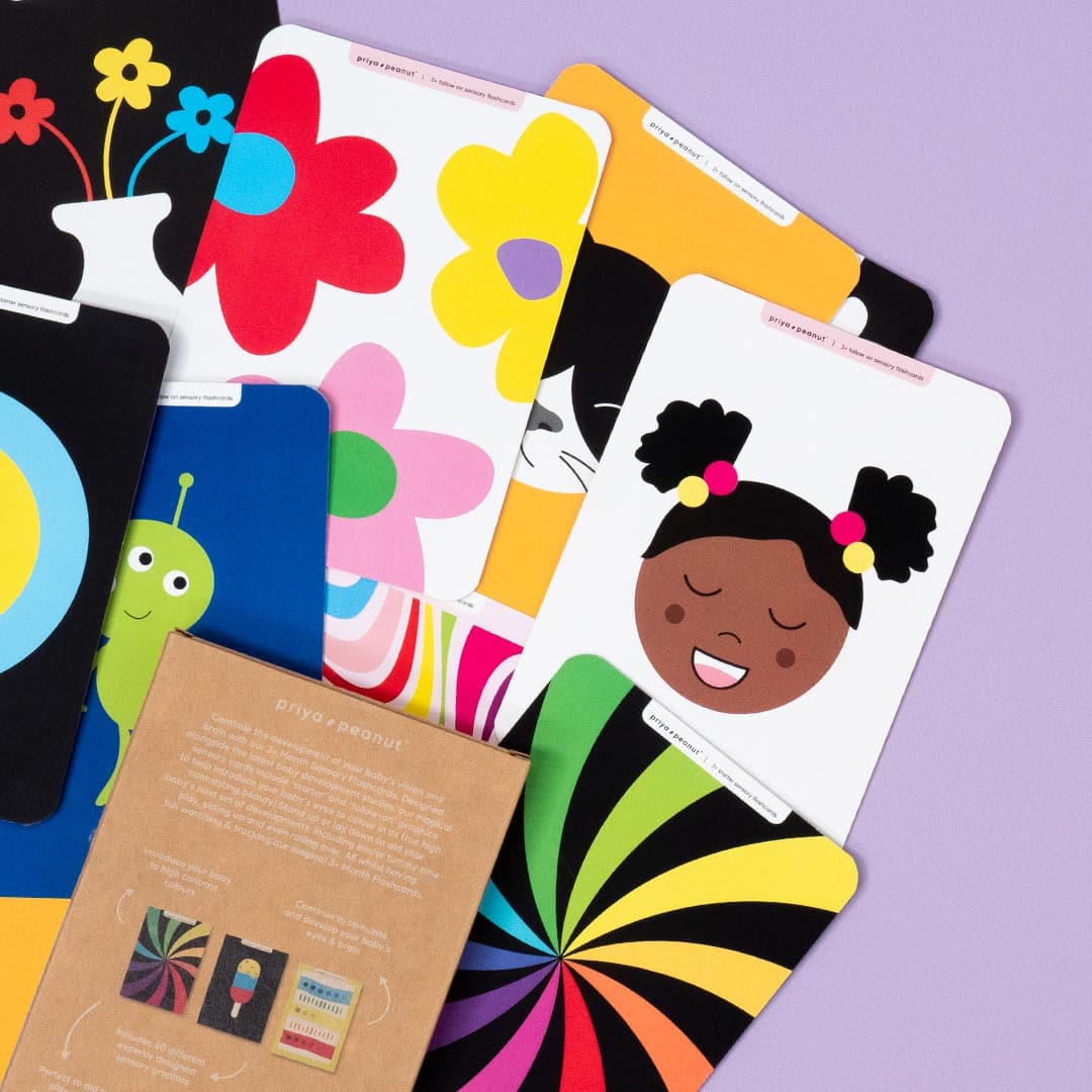 Tarjetas Sensoriales de Color de 3+ Meses