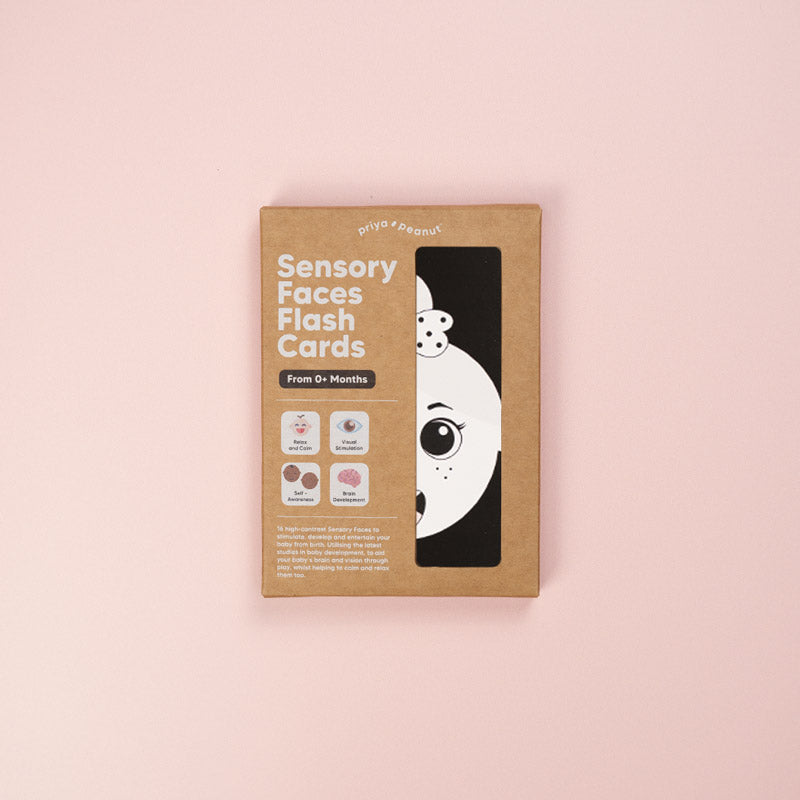 Tarjetas de Flash de Caras Sensoriales (0+ Meses)