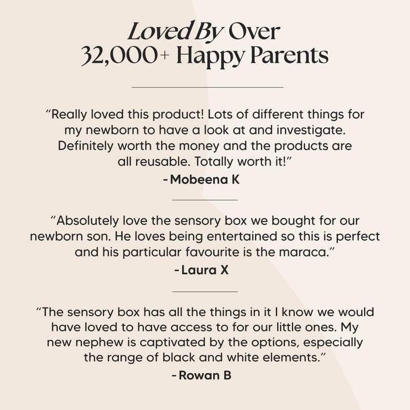 The Newborn Baby Sensory Box - Sensory Toys For Newborns