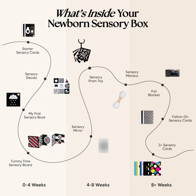 The Newborn Sensory Box (0-6+ Months)