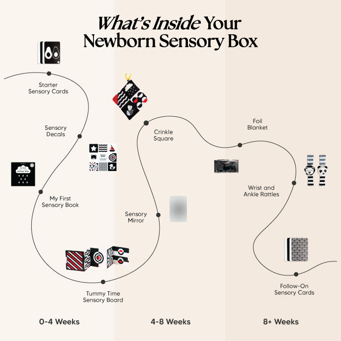 La Box Sensorielle Nouveau-Né (0-6+ Mois)
