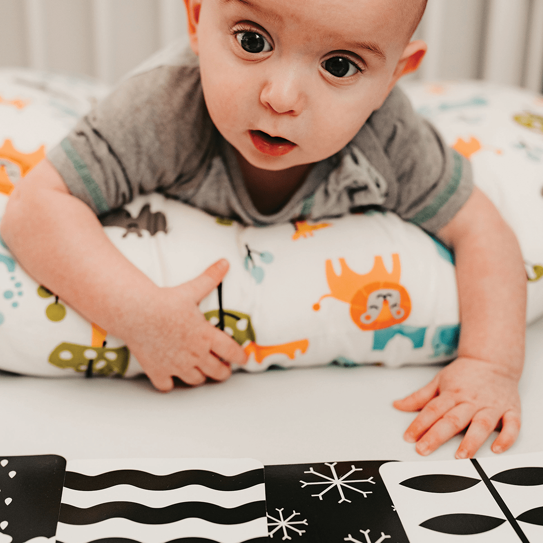 Tarjetas sensoriales para bebés de 0+ meses