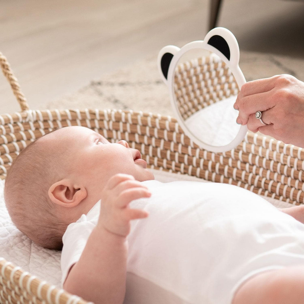 Animal Baby Mirror Priya Peanut