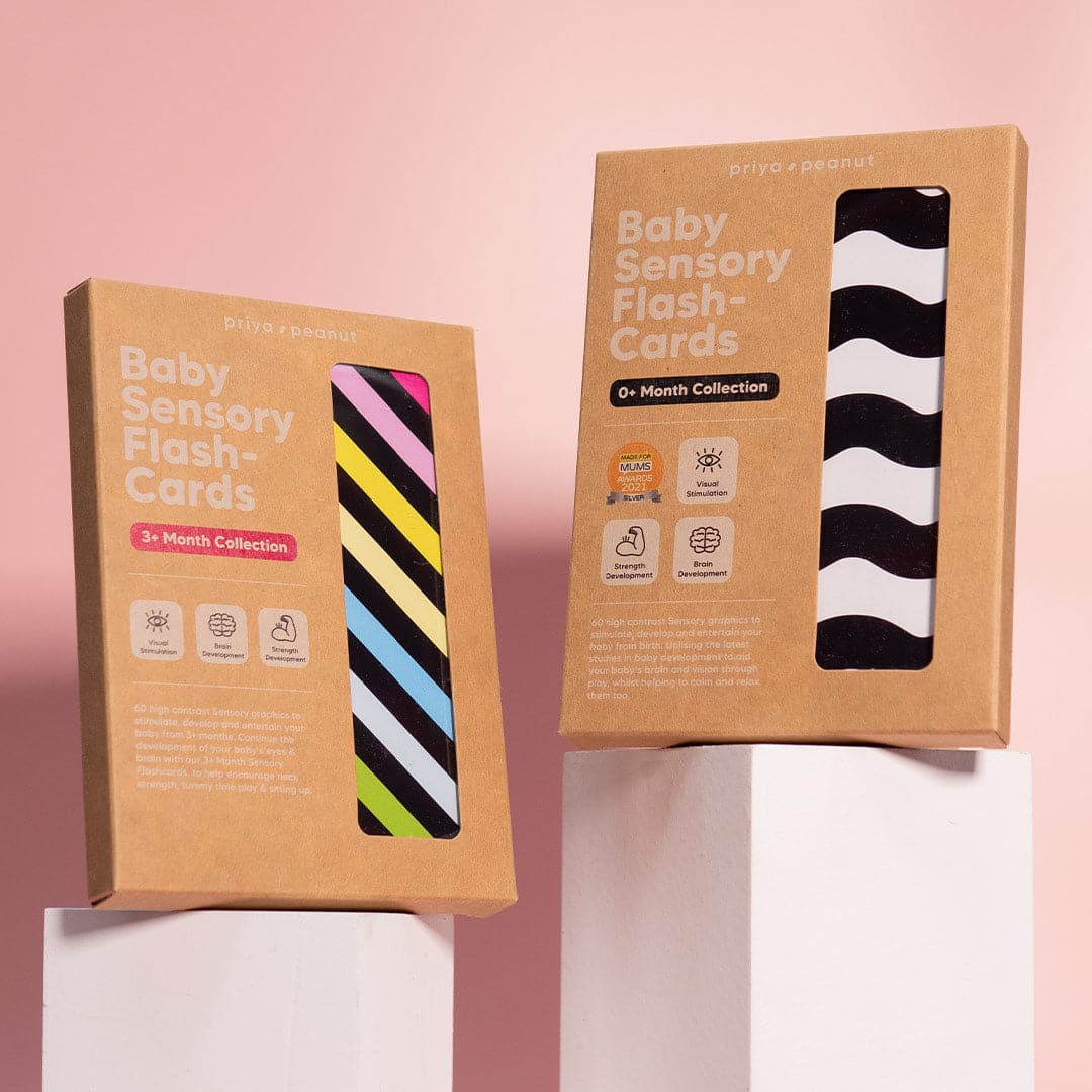 Paquete de tarjetas sensoriales para bebés