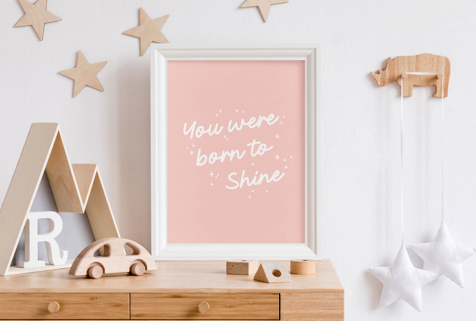 Born to Shine Nursery Print