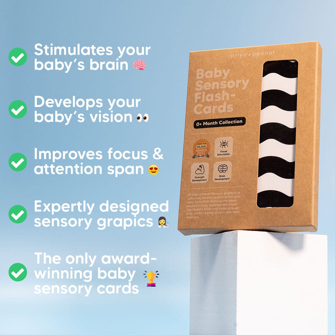 Flashcard sensoriali per bambini da 0 mesi in su